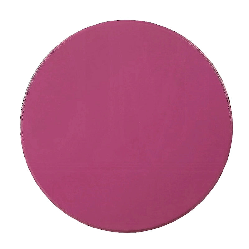 Table d'appoint ronde avec piètement tourné, bois violet 22 pouces