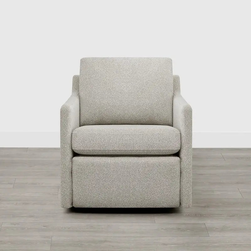 Fauteuil pivotant électrique avec repose-pieds inclinable