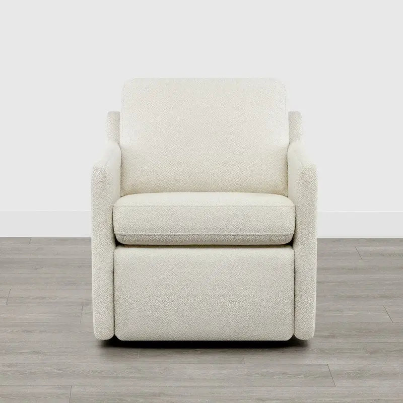 Fauteuil pivotant électrique avec repose-pieds inclinable