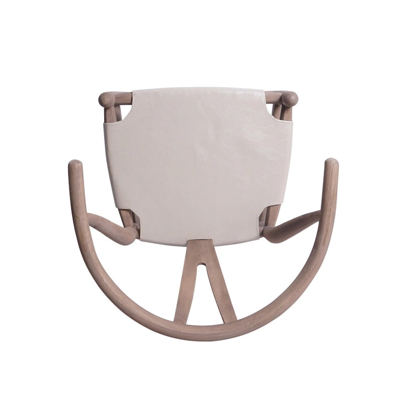 Chaises de salle à manger en bois gris (lot de 6).