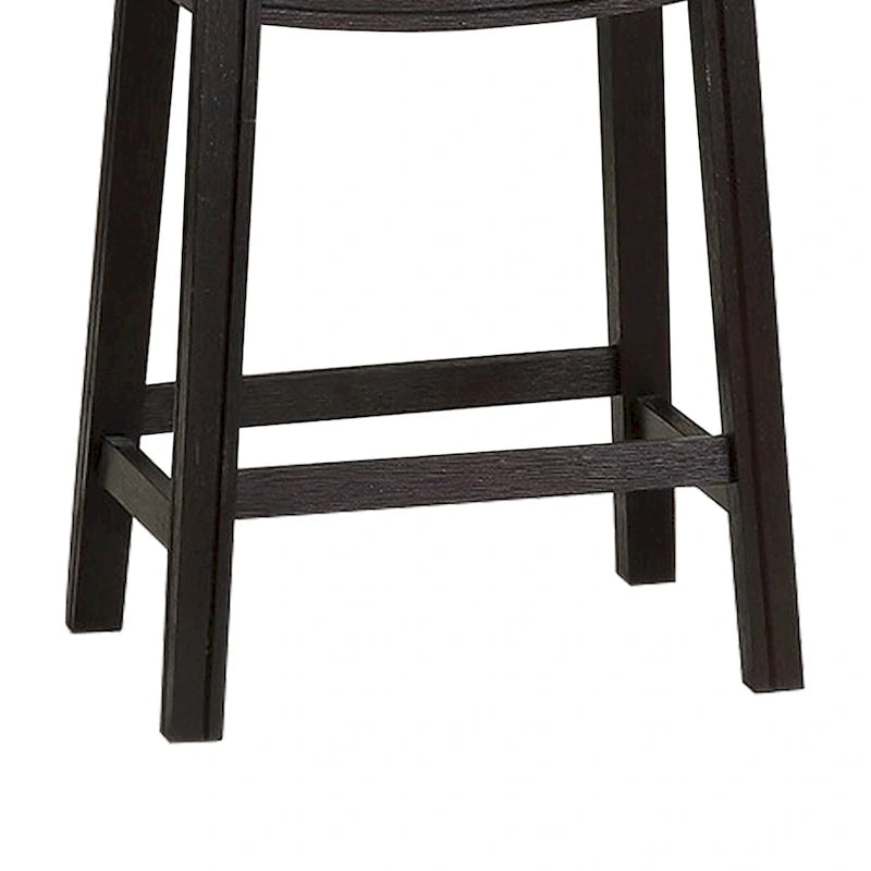 Tabouret de comptoir incurvé en similicuir avec garniture cloutée, lot de 2, gris