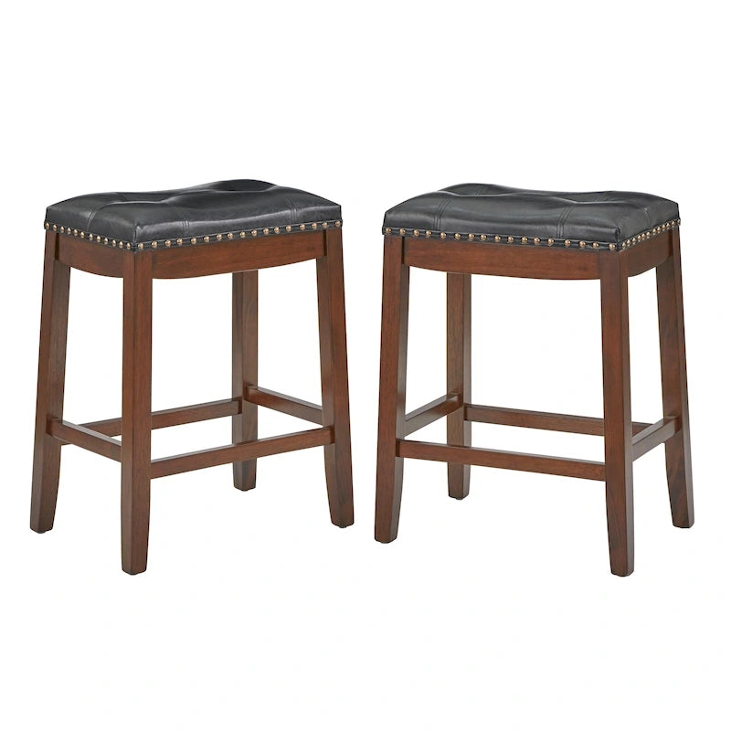 Tabourets de bar rembourrés de 74 cm (Lot de 2)