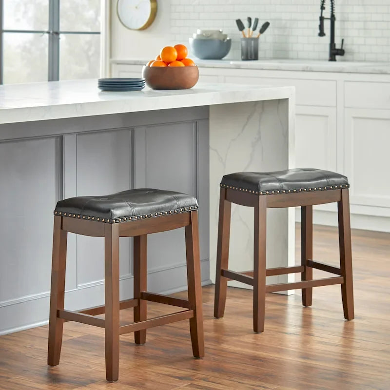 Tabourets de bar rembourrés de 74 cm (Lot de 2)