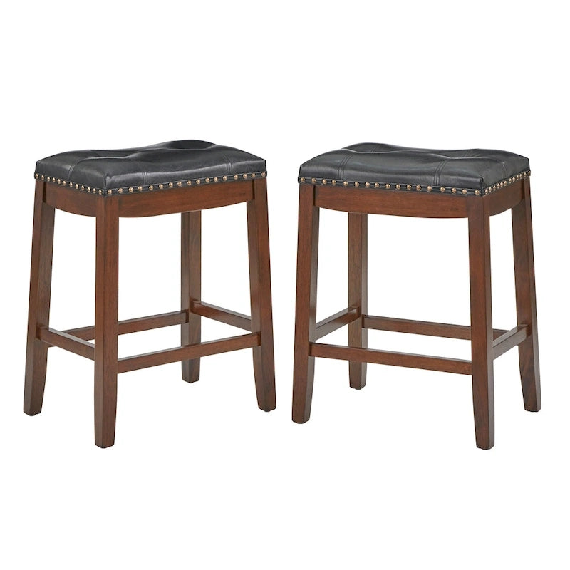 Tabourets de bar rembourrés de 74 cm (Lot de 2)