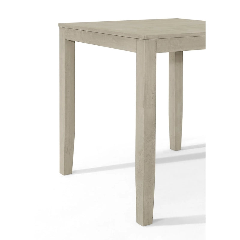 Table de salle à manger hauteur comptoir aux lignes épurées - Gris