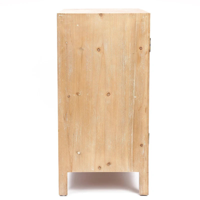 Armoire de rangement 2 portes style Campagne, Meuble d'appoint et de rangement avec étagères pour Salon, Cuisine, Entrée