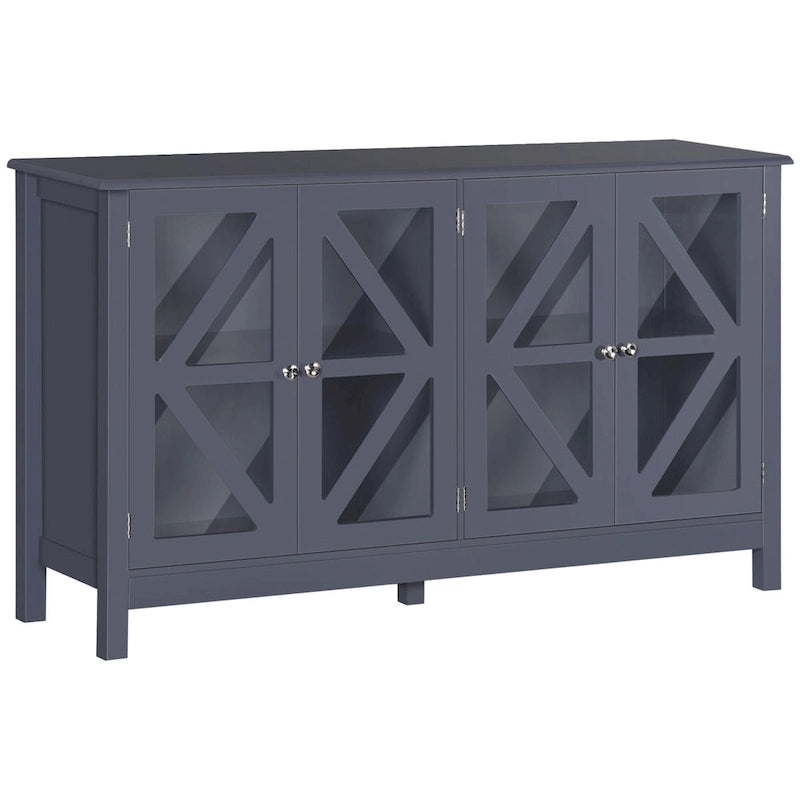 Meuble de cuisine, buffet avec étagère de rangement réglable
