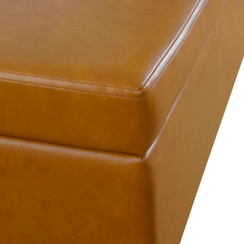 Banc de rangement avec pieds en métal