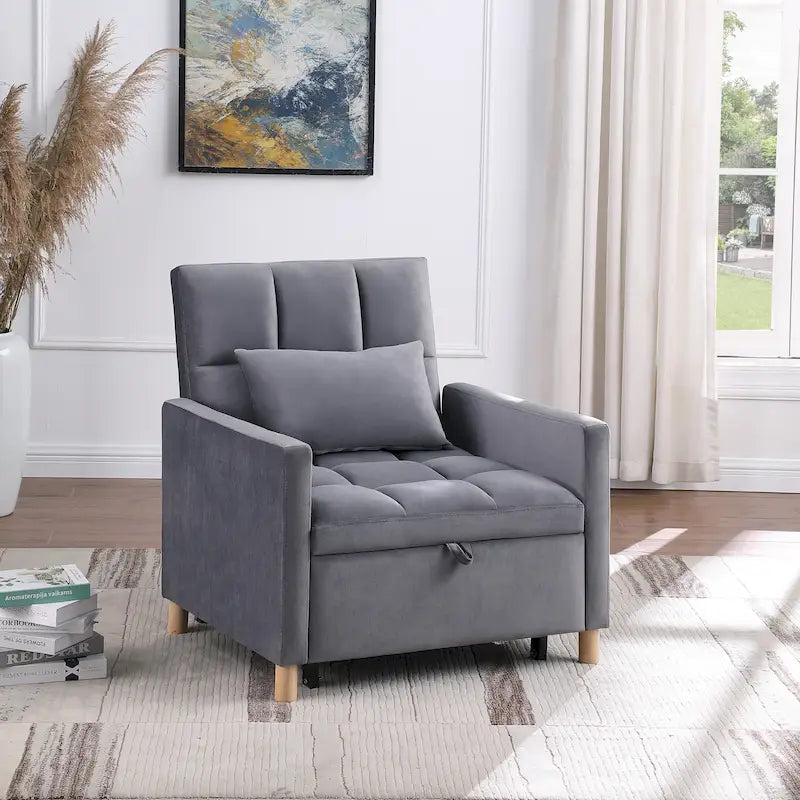 Fauteuil Lit Multifonctionnel avec Oreiller
