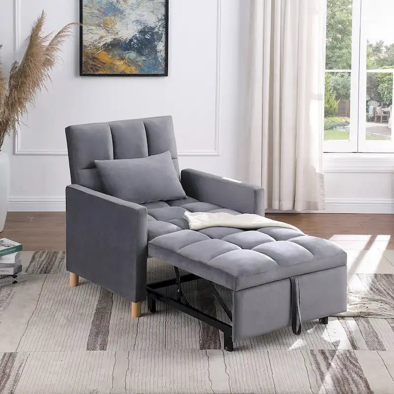 Fauteuil Lit Multifonctionnel avec Oreiller
