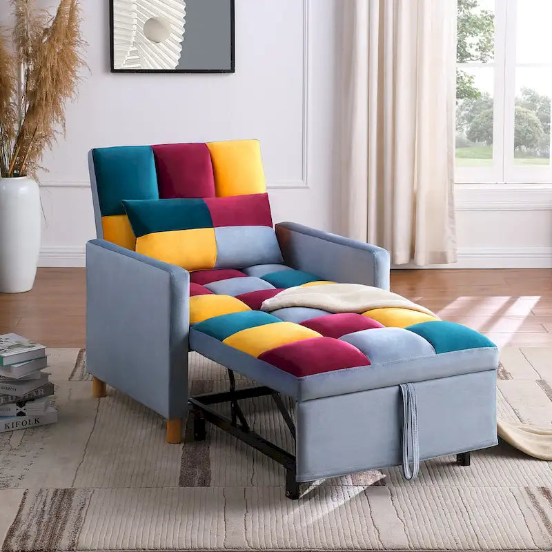 Fauteuil Lit Multifonctionnel avec Oreiller
