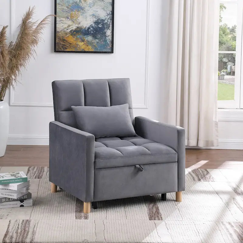 Fauteuil Lit Multifonctionnel avec Oreiller