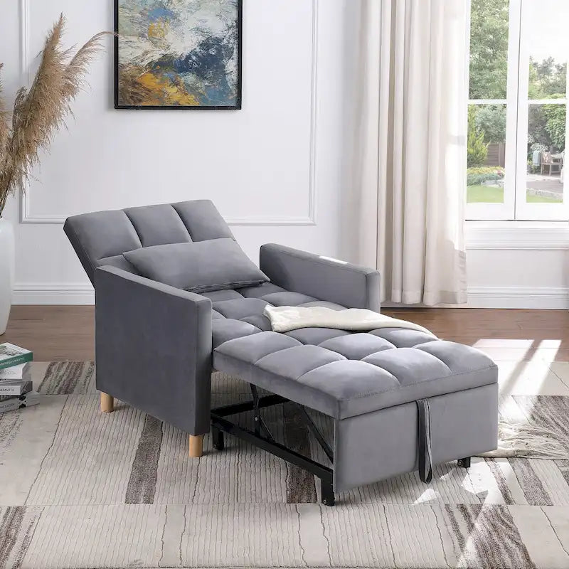 Fauteuil Lit Multifonctionnel avec Oreiller
