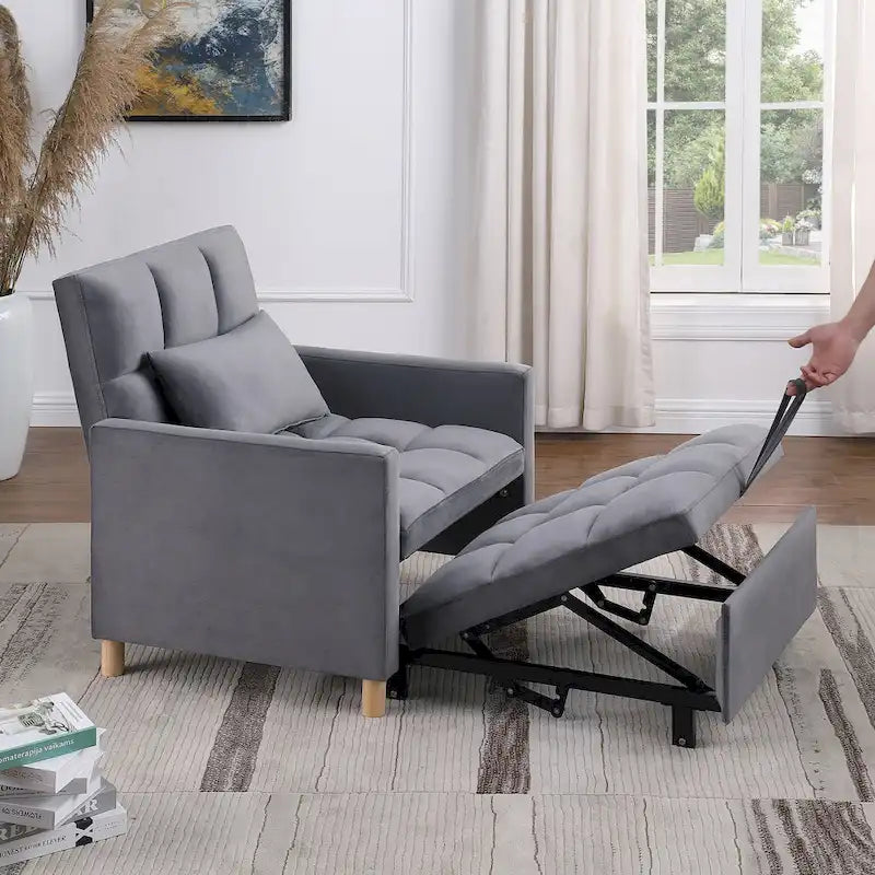 Fauteuil Lit Multifonctionnel avec Oreiller