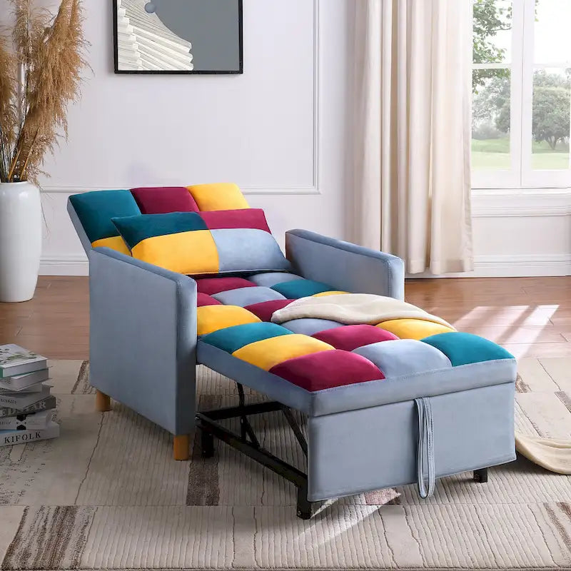 Fauteuil Lit Multifonctionnel avec Oreiller