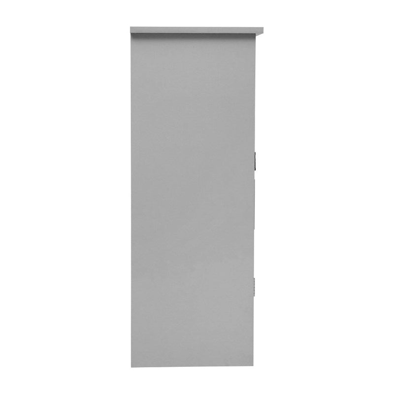 Organisateur de rangement au sol avec portes à fermeture magnétique et étagères
