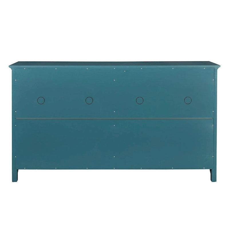 Meuble TV, buffet de rangement, bahut avec porte vitrée et étagères réglables